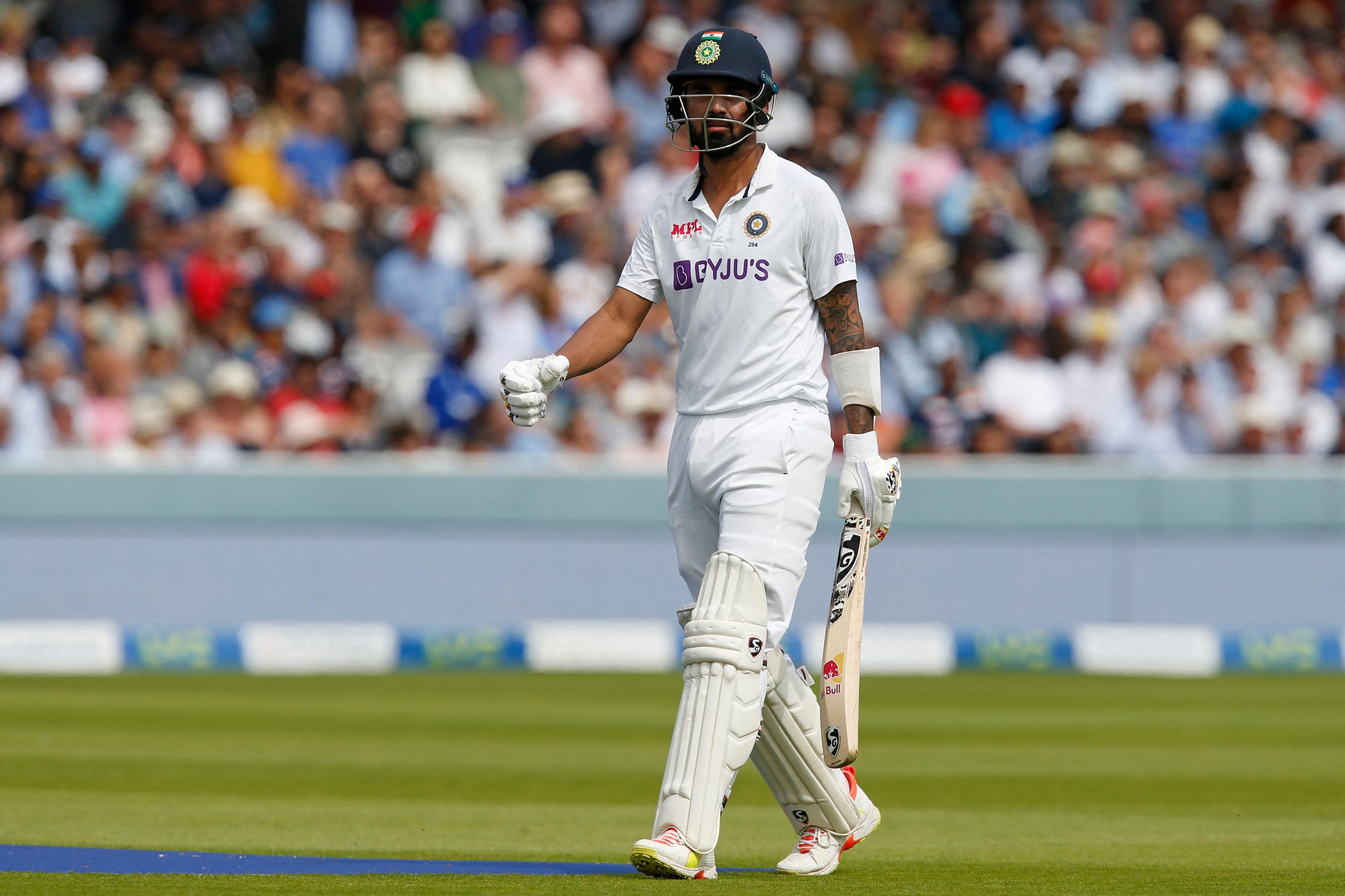 KL Rahul managed scores of 0 and 8 in the third Test vs England in Leeds