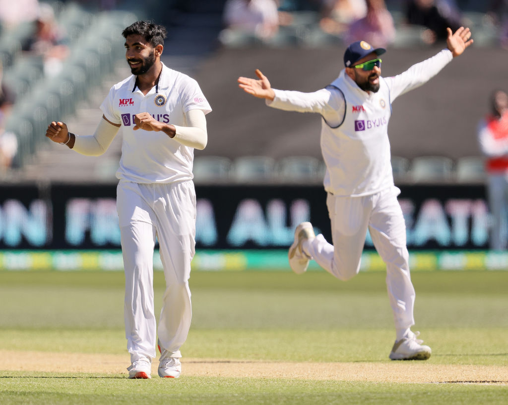Bumrah dropped a sitter off Marnus