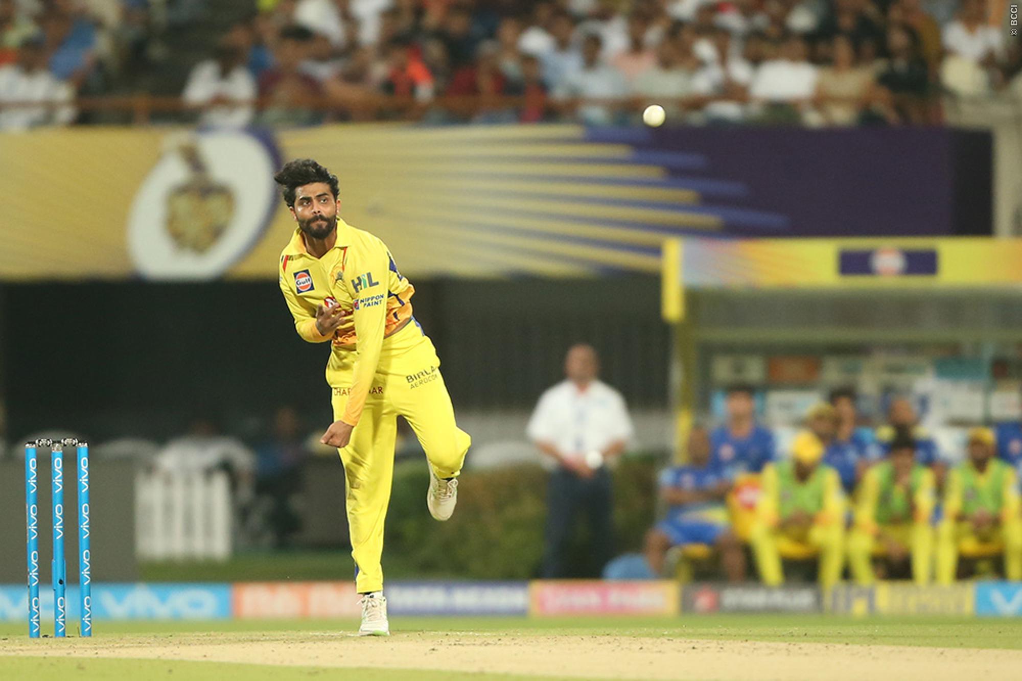 Ravindra Jadeja in action