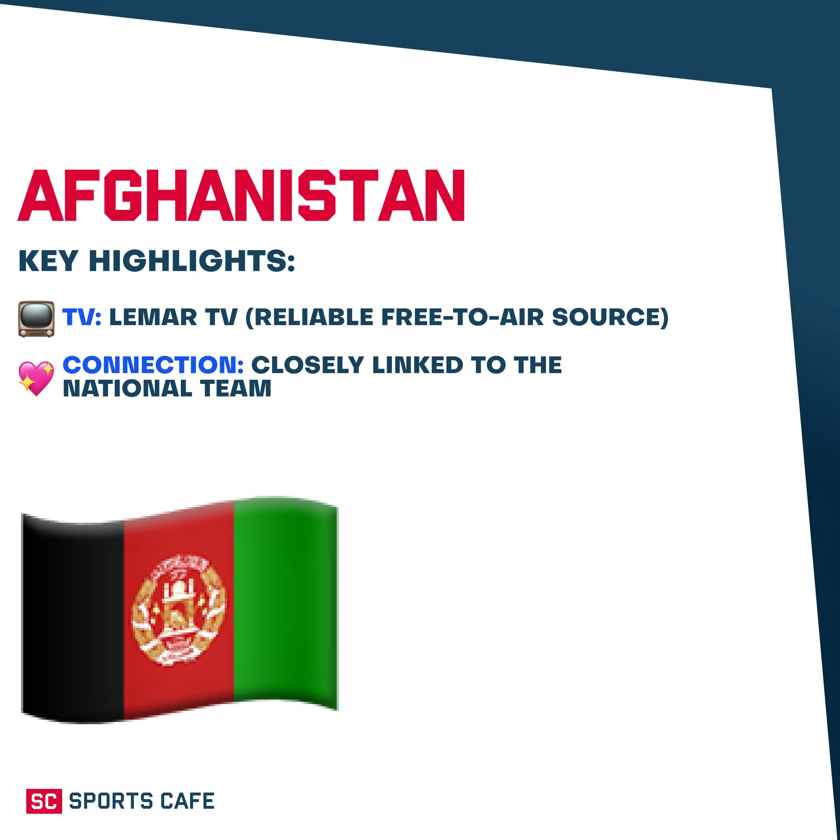 Afghanistan.