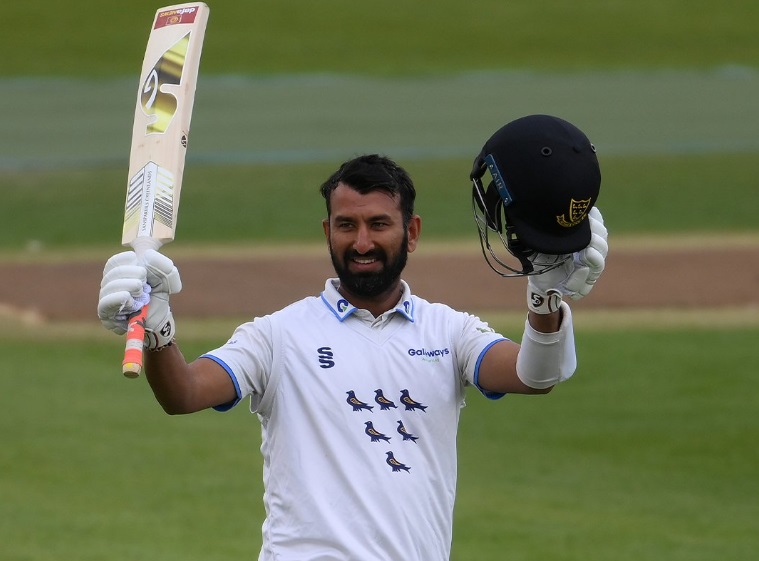 Watch | Cheteshwar Pujara becomes first Sussex batter in 118 years to score 3 double centuries in a season