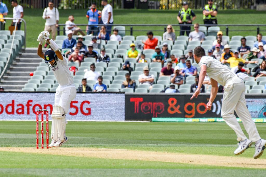 India batted well until a late collapse
