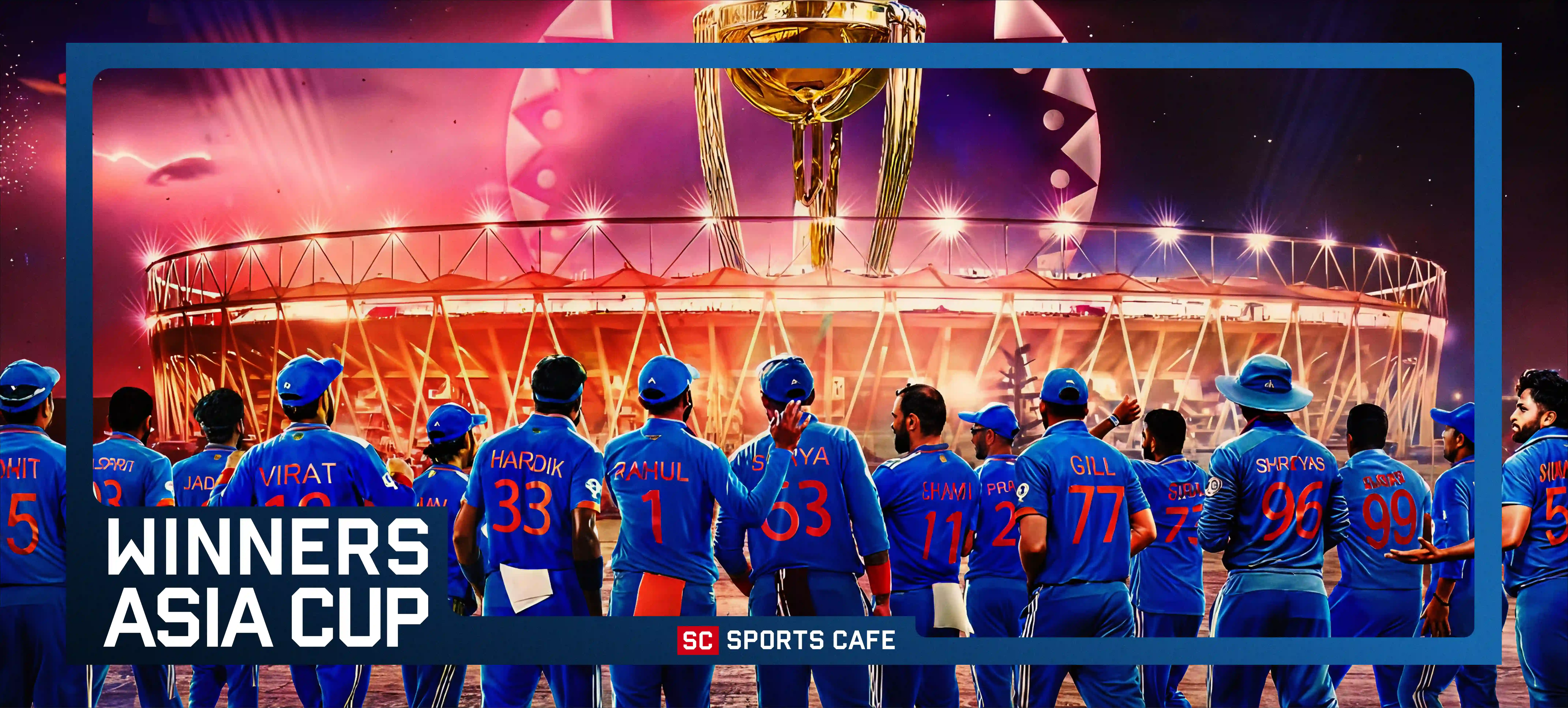 Asia Cup Winners.