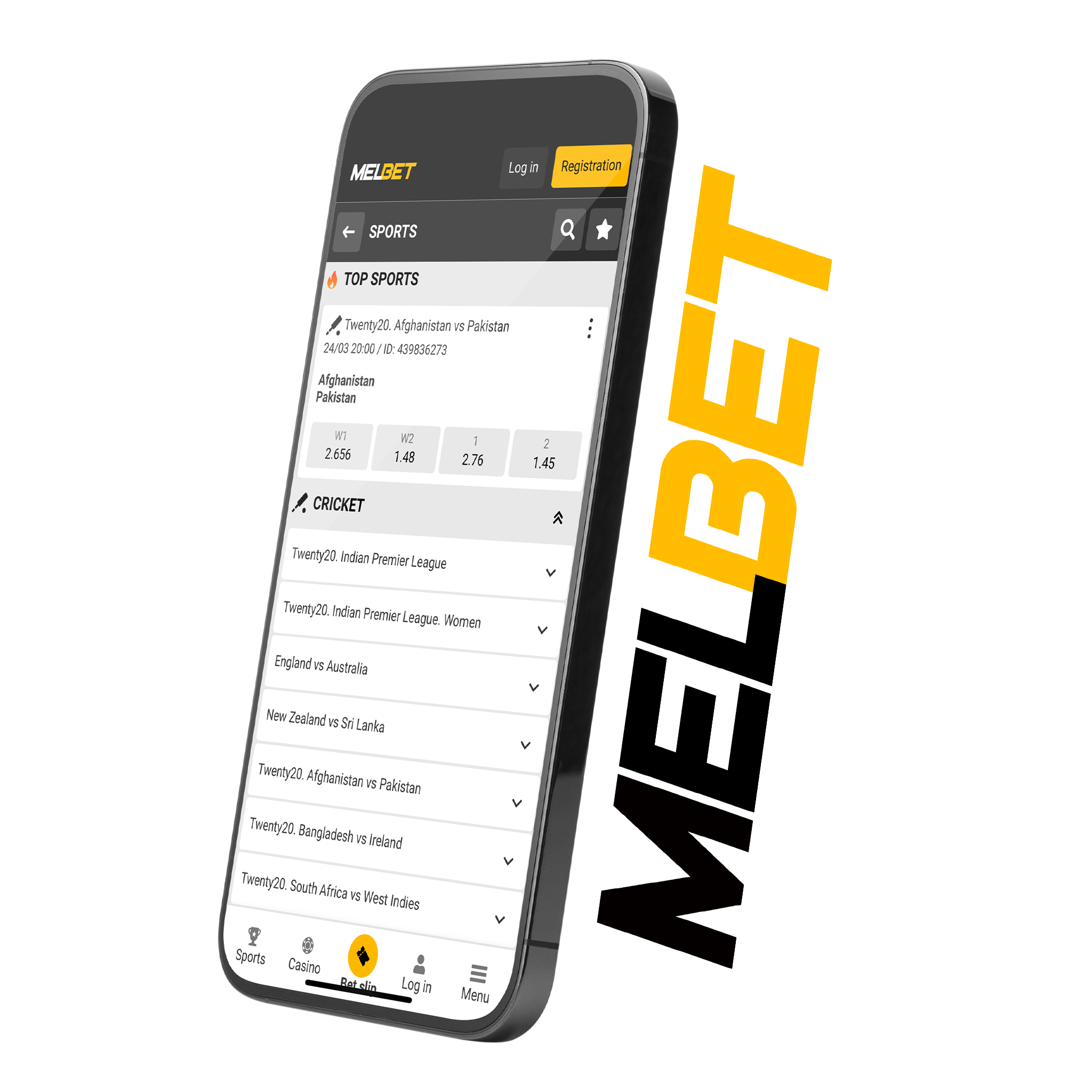 Enjoy online cricket betting with Melbet betting app for cricket.