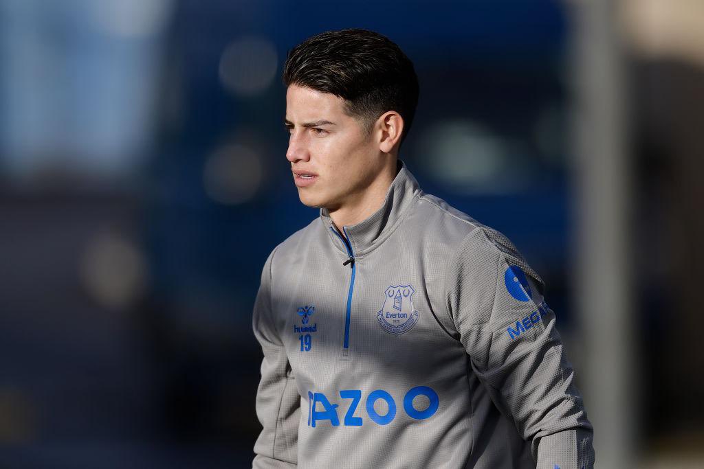 James Rodriguez signed for Everton last summer