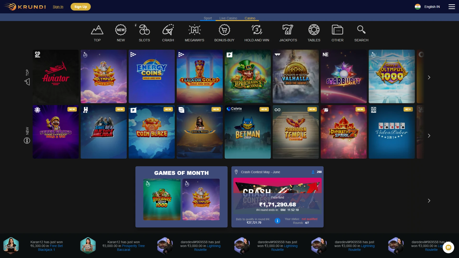 Krundi website
